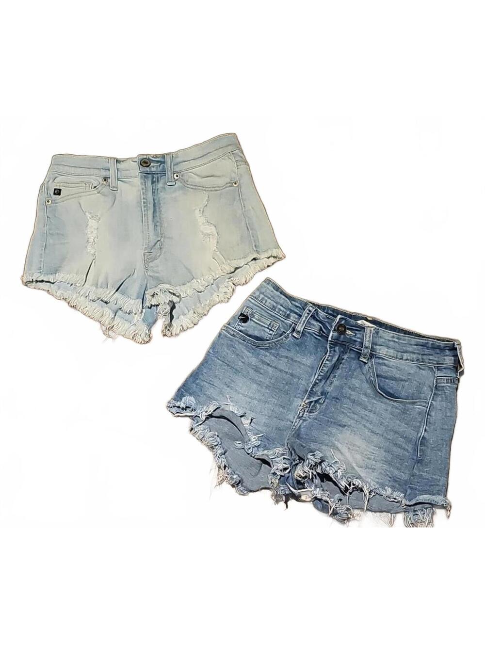 Kancan Cutoff Denim Frayed Shorts Size S Bundle Of 2